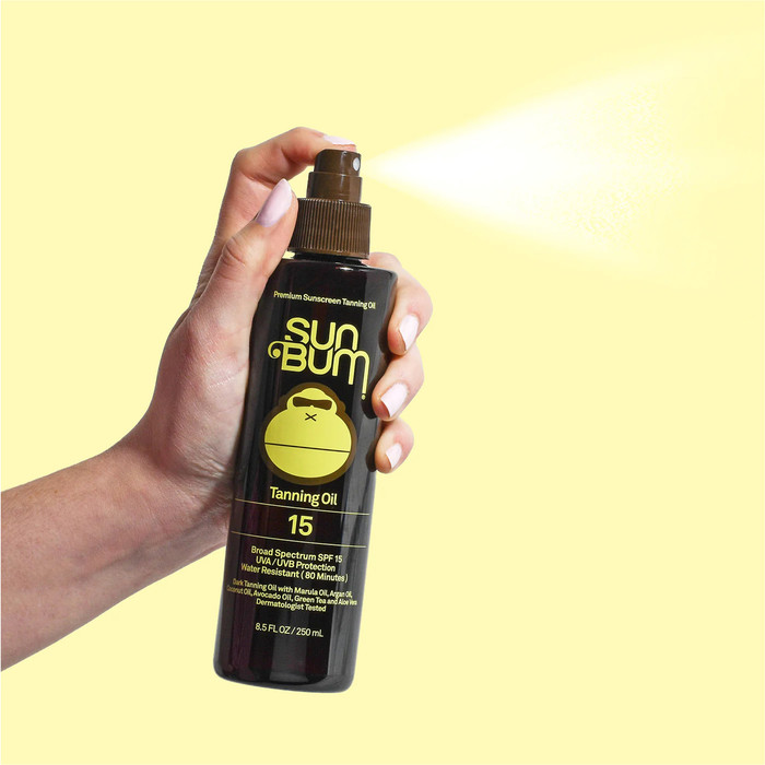 2024 Sun Bum SPF 15 Sunscreen Tanning Oil 250ml SB322432